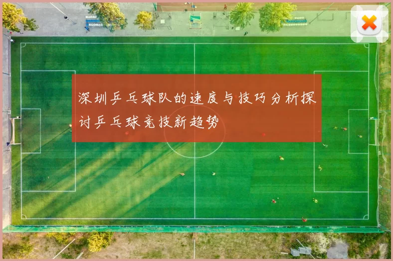深圳乒乓球队的速度与技巧分析探讨乒乓球竞技新趋势