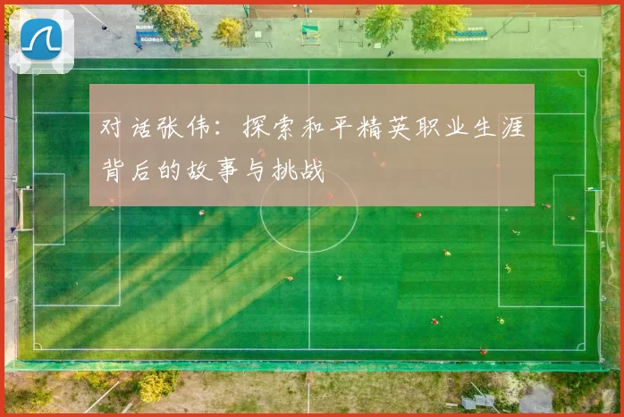 对话张伟：探索和平精英职业生涯背后的故事与挑战